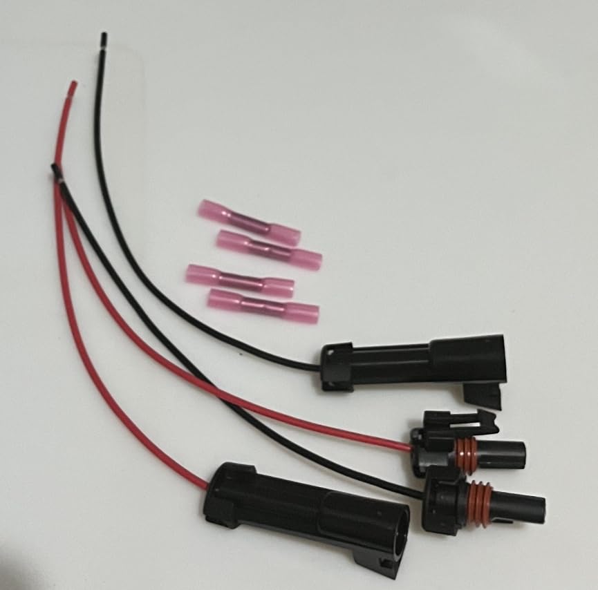 Spinner Side Wire Harness Repair Kit Fit for Buyers SaltDogg TGS Tailgate Replace 3020301, Male and Female Kit