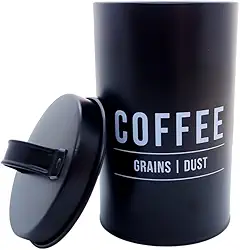 Hauskraft, Pote para Café Hauskraft Manhattan Aço Galvanizado 1,2 Litros Preto