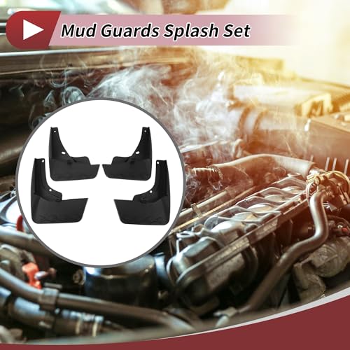 Image of 1 Set Mud Flaps Splash Guards for Volkswagen Tiguan l PRO Front and Rear Mud Guards W /Mount Accessories
