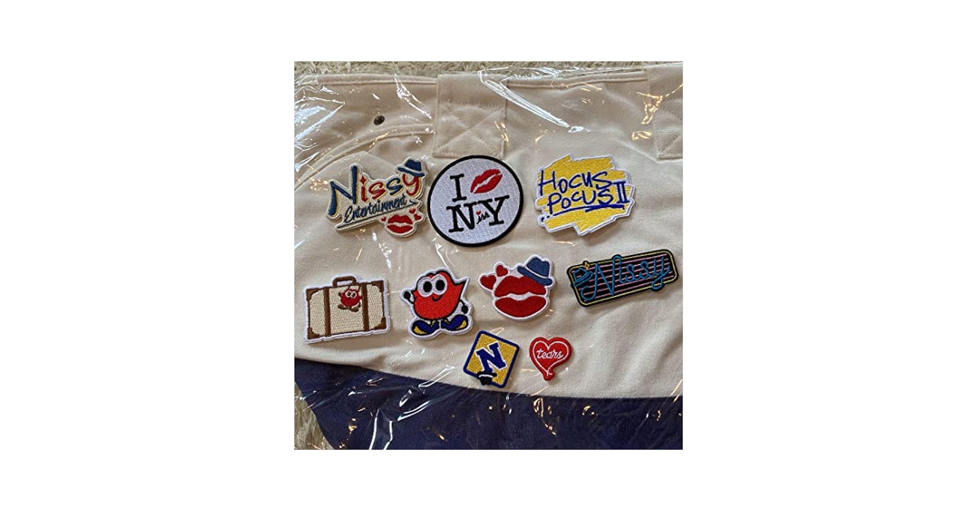 AAA - nissyトートワッペンセット Amazon.co.jp: Nissy ワッペン全種セットカスタマイズバッグ