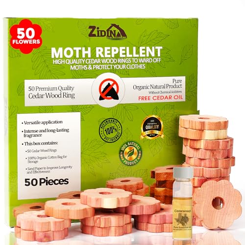 Zidina Cedar Rings Moth Repellent