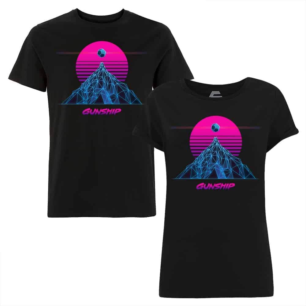 GUNSHIP Official Neon Sun T-Shirt (Medium)
