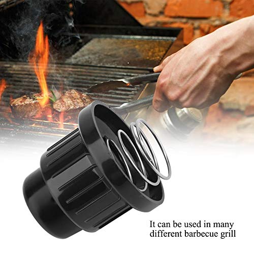 Zwarte kunststof aanstekerdeksel, verwisselbare gasgrill-grill-bougieafdekking. - Afbeelding 6