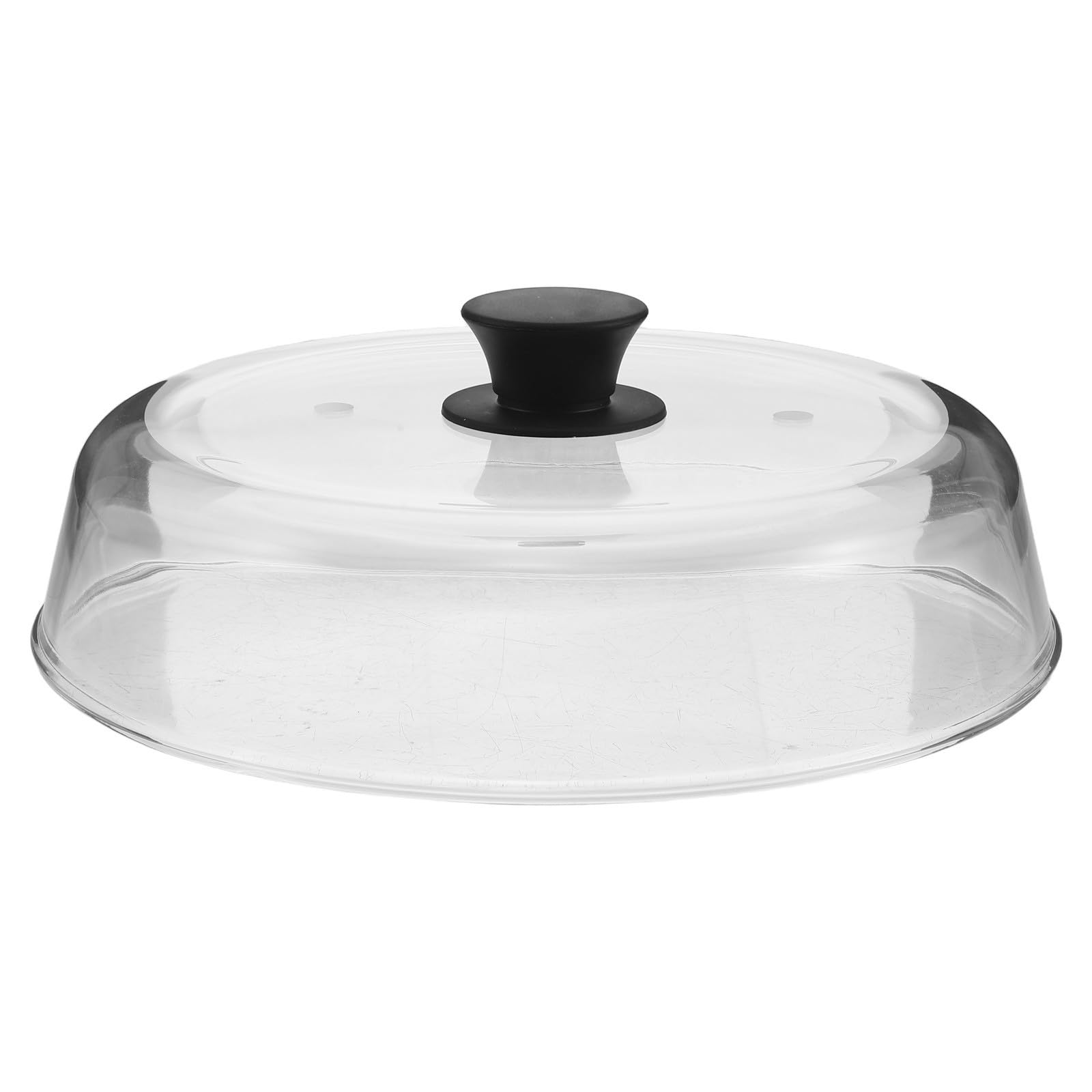 GALPADA Tapa Anti Salpicaduras para Microondas de Vidrio de Borosilicato con Ventilación, Forma de Cúpula, Transparente y Apta para Lavavajillas, Adecuado para Cocina y Uso Doméstico