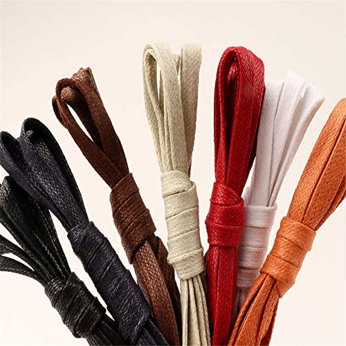 GIVBRO Lacci piatti cerati per scarpe intrecciate