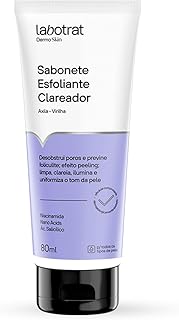 Sabonete esfoliante clareador labotrat dermo skin 80ml com