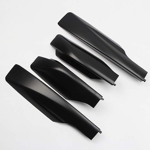 Miniatura 10 de HIGH FLYING Accesorios de coche Negro Roof Rack Rails End Cap Cubierta de protección Shell para Toyota RAV4 2001-2005