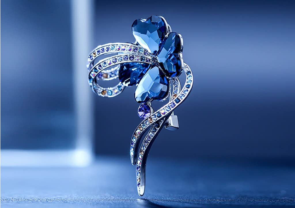 Broszka szpilki Rhinestone z kryształowych biżuterii Broszki i pinki