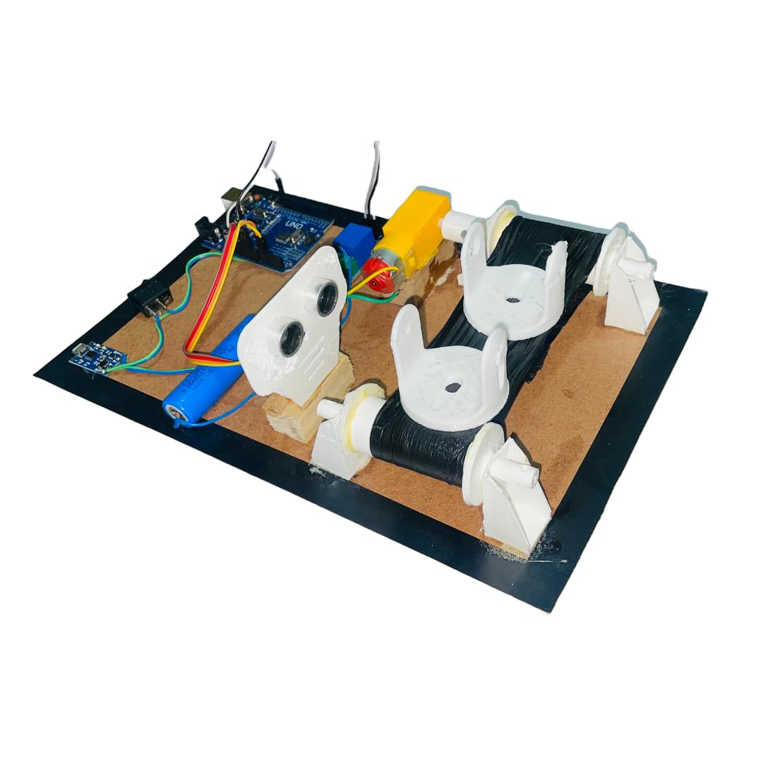 Conveyor Belt Project For School Exhibition With Pdf Report