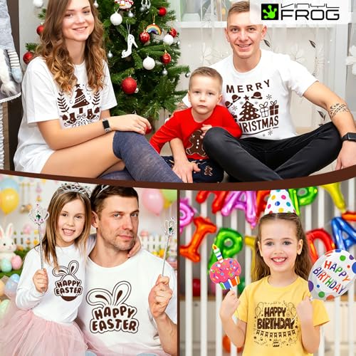 Image of Vinyl Frog Brown Heat Transfer Vinyl 10 inchx60 inch(5 Feet) Iron On HTV for Cameo for T-Shirts | Brown Iron on Vinyl for T-Shirts, Stretchy & Machine Washable Heat Press Vinyl for DIY Craft Designs