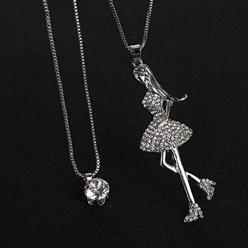 Stylish Long Chain Pendant Necklace