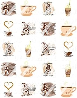 Coffee Gnome Coffee Break Nail Art Decals