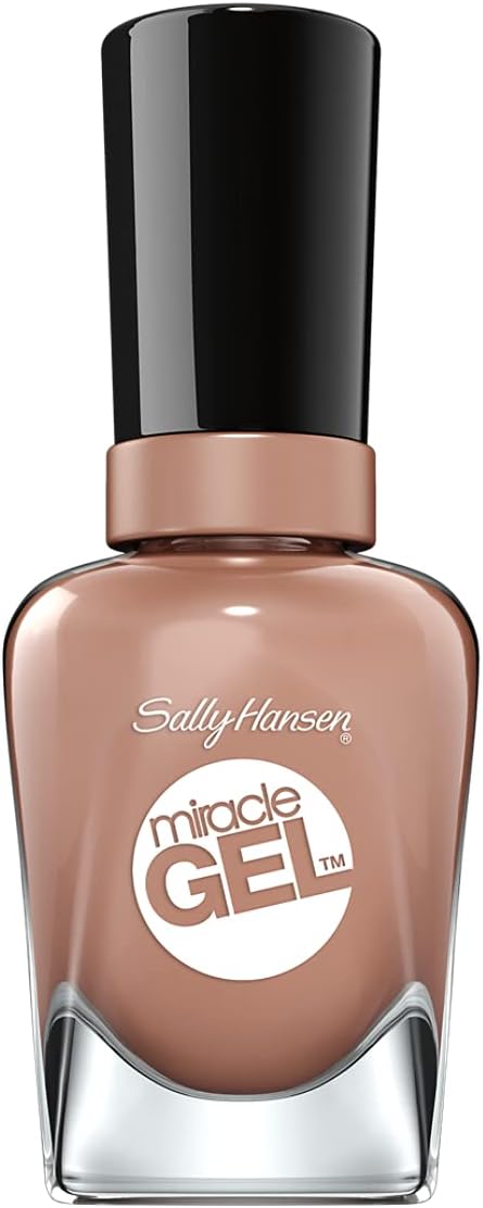 Sally Hansen Miracle Gel Nail Polish At-home gel manicure, Totem-Ly Yours, Nude Shades - 14.7ml