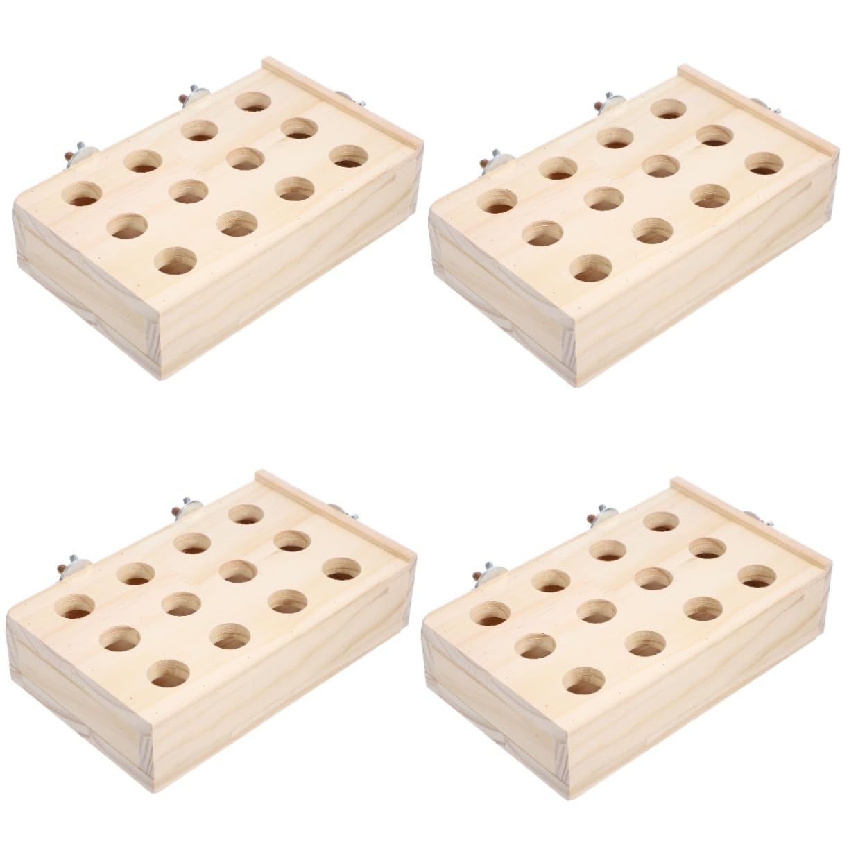BESPORTBLE 4piezas Juguete para Loros Masticable Juguete De Forrajeo para Aves Entretenimiento y Ejercicio para Aves