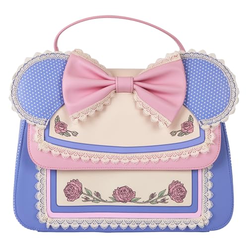 Loungefly Disney Minnie Floral and Lace Ears Crossbody Bag