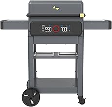 Model G Dual Zone Grill, Smart Electric Outdoor Grill with 200°F to 700°F Range for Searing & Roasting, Digital Precision, Independent Heat Zones, Apartment-Friendly & Weather-Resistant
