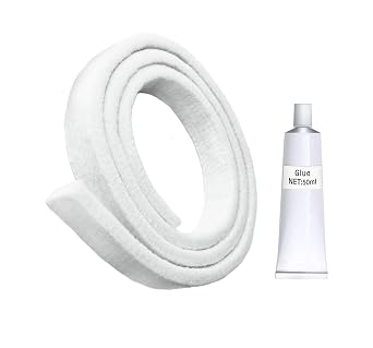 WE09X10014 Dryer Drum Front Lower Felt Seal Part with Adhesive Compatible with Some Hotpoint and GE Dryers Replaces AP3419768, WE9X10014, 947964, EAP755828, PS755828