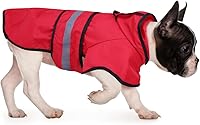 Vista 49 de HDE - Impermeable protector con capucha para perros y cachorros, tallas de la S a la XL (diseño de dinosaurios, talla XL)