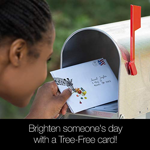 Tree-Free Greetings 8 Pack Card Assortment with Matching Envelopes, 5 x 7 Inches, Eco Friendly, Made in USA, 100% Recycled Paper, Thinking of You, Friendship, All Occasion,Thank You,Birthday (AGA1139) - Thumbnail 6