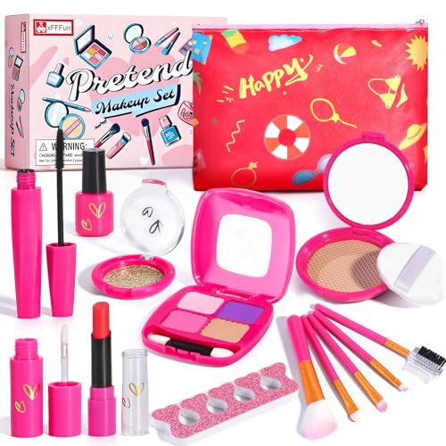 Toddler Makeup Kit for Girls Pretend Play Makeup Set for Girls Toys 3-5