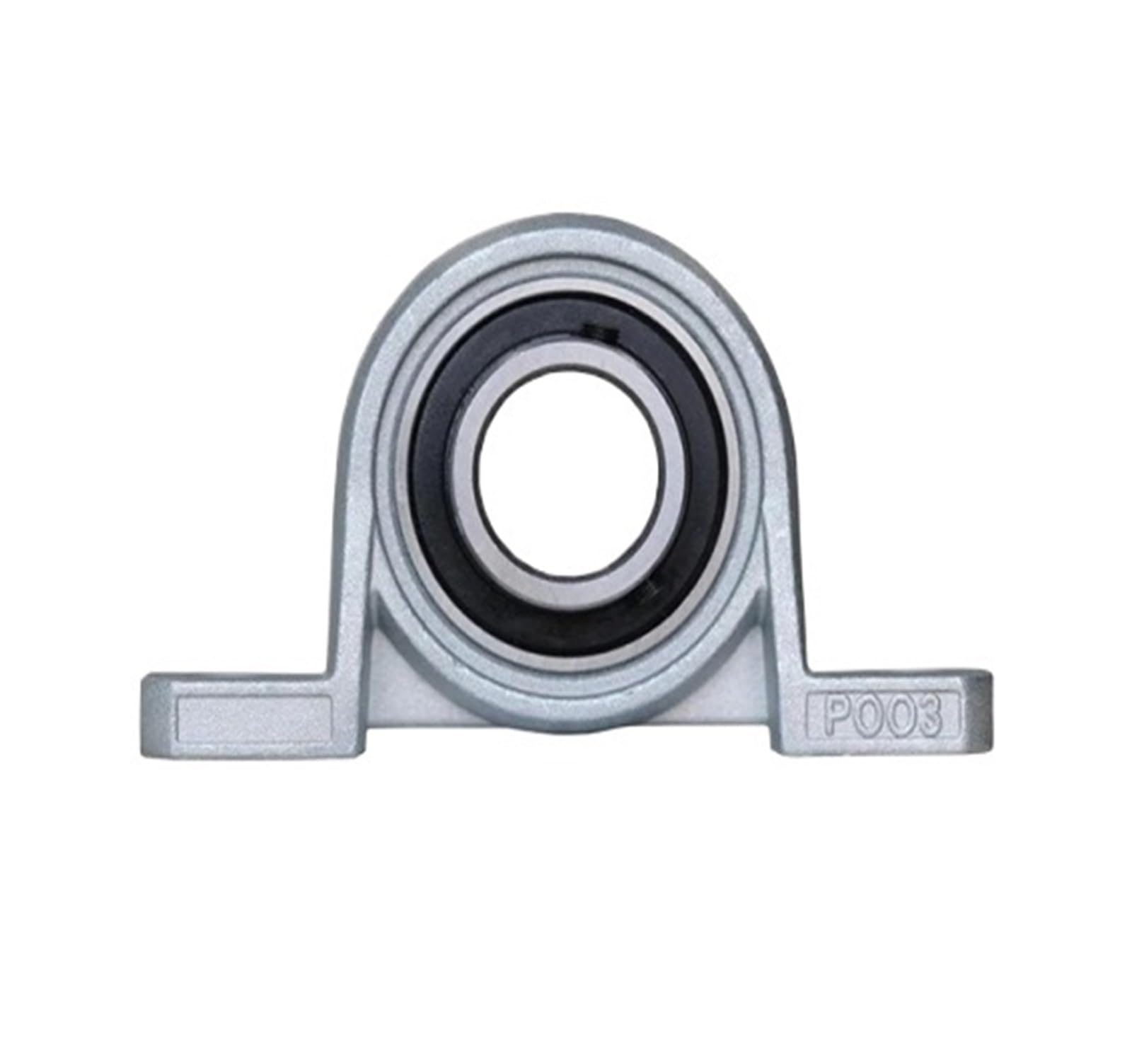 Cuscinetto con supporto integrato Supporto montato su blocco cuscino con cuscinetto a sfere con diametro da 8 mm a 20 mm in lega di zinco da 10 pezzi(KP003 17MM)