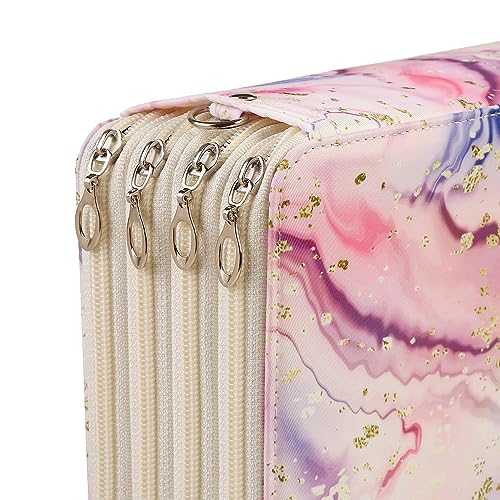 Image of 216 Slots Pencil Case Organizer w /Removal Handle Strap