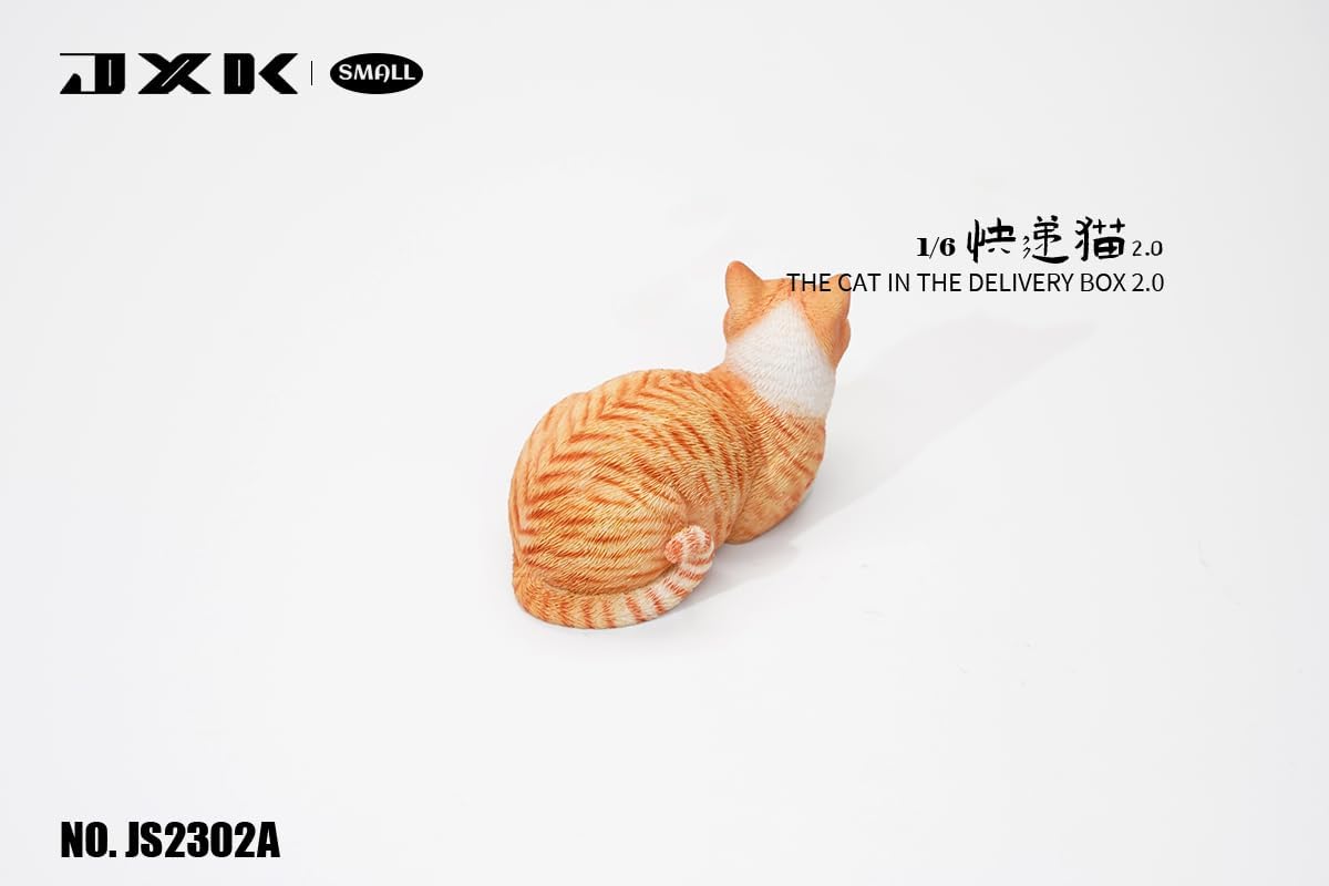 JXK Inbox Cat Statue Small Cat Figurine for Table Decor Durable Polyresin with Intricate Details Gifts for Cat Lovers
