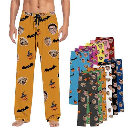 2025 Personalized Pajamas Pants For Men Custom Funny Pajama Pants Pajama Bottoms Sleepwear With Photo Face Text