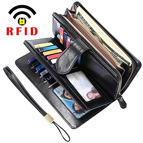 Portafoglio Pelle Donna, BTNEEU Portafogli Donna