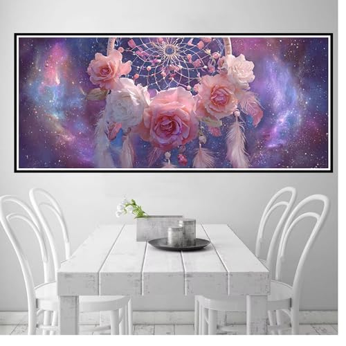 Diamond painting adulte de grand format 70x140 cm avec cristaux étincelants