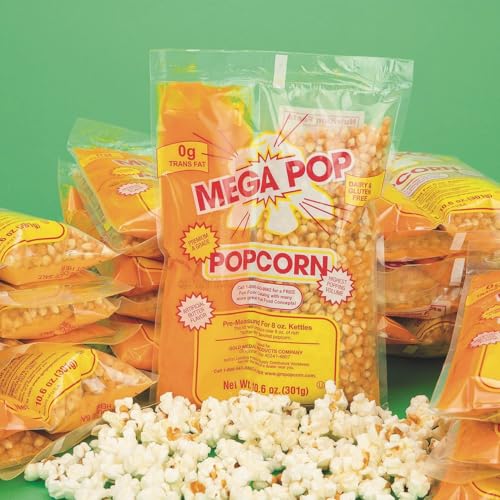 Mega PopA Corn, Oil and Salt Kit for Popcorn Makers with a 8 oz. Kettle (Case of 24) image 4