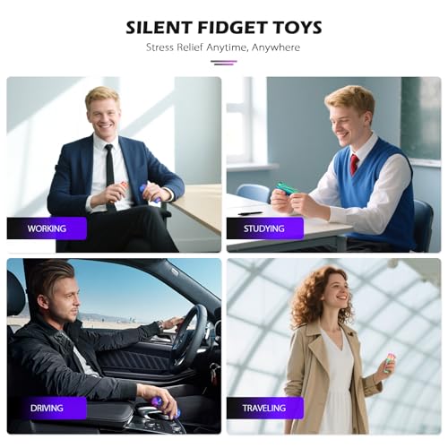 Little Ouchies Pain Fidget 4PCS – Pain Stim Tool Spiky Sensory Fidget Toys for Adults Anxiety Relief, 3D Printed Grippie Keychain for Focus & Skin Picking, Stress Relief Gift for Teens - Image 6