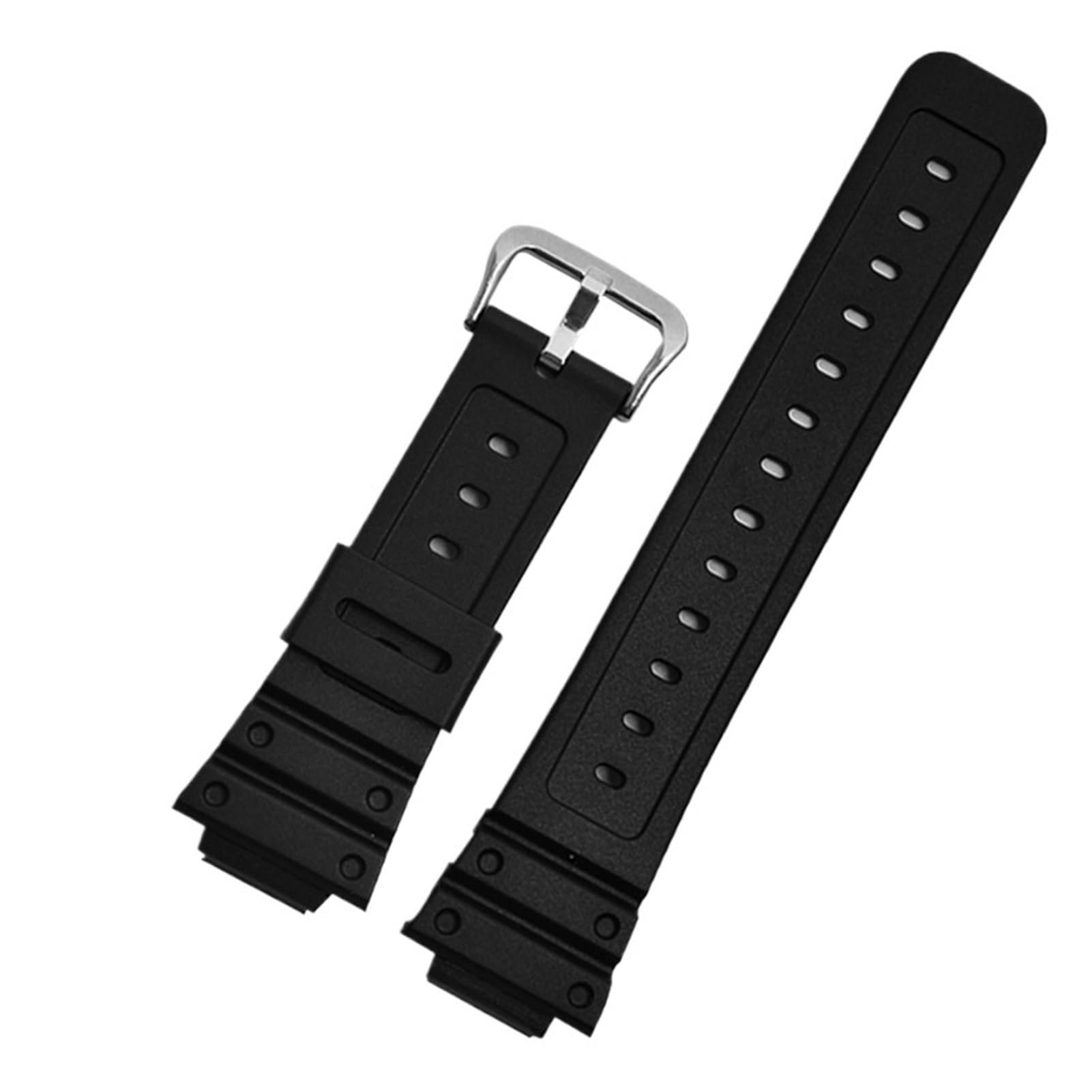 Bracelet de rechange anti-sueur 16mm noir pour Casio G-Shock DW-5600E - 6