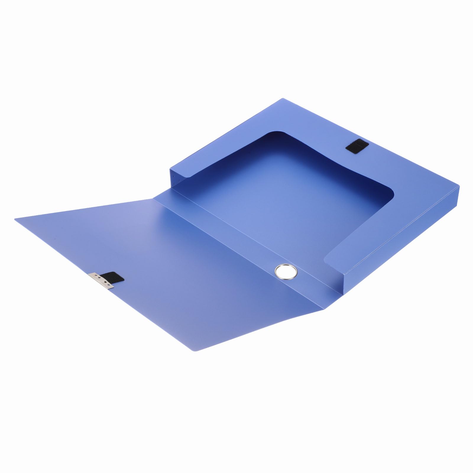 M&G File Organizer Box, Blue A4 Plastic Storage File Boxes File Folder Document Boxes Cabinet Archives Cases Boxes with Lid for Bank Office Home, 12.48 x 9.41 x 1.38 Inch โ image 1