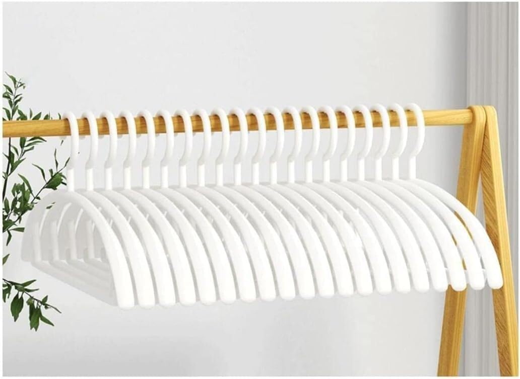 HCZKIUJY Hangers Plastic Hangers 20 Pack Coat Hangers For Closet Space Saving Clothes Hanger For Shirt Pant Clothes hangers for clothes non slip