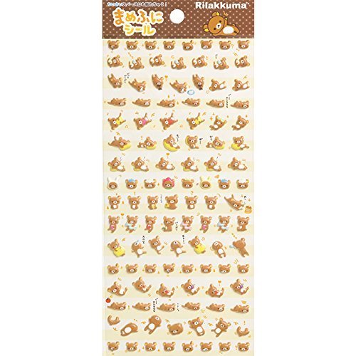 Amazon | ○【リラックマ】まめふにシール（リラックマ） | シール