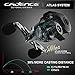 Cadence CB8 Baitcasting Reels, 6.7oz Ultra Lightweight Casting Reels,20 LB Carbon Fiber Drag Baitcasters,Super Smooth 9+1 BB,Stronger Aluminum Body Durable Baitcast Fishing Reel Low Profile High Value