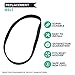 Crucial Vacuum Replacement Belt Parts - Compatible with Hoover Skinny Drive Part # 562289001, AH20065 - Fits Hoover T-Series Non-Stretch Belt Fits Rewind Upright - for Home, Office (2 Pack)