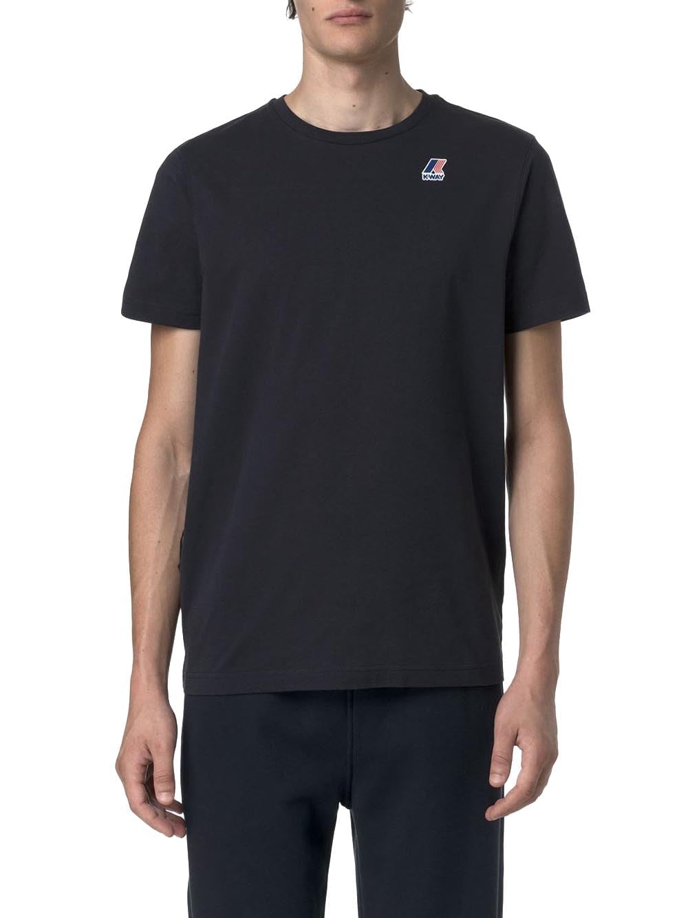 K-Way LEONIDE T-Shirt Unisex K7142kw Blu - XXL