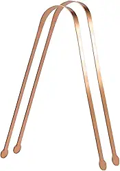 2 unidades Raspador de Lingua de cobre Puro Ayurveda