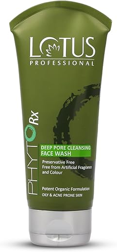 Lotus Professional Phyto Rx Deep Pore Cleansing Face Wash, 80g, Transparent