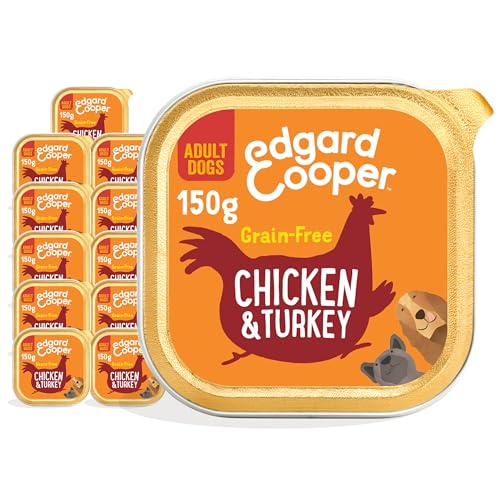 Edgard & Cooper Comida Húmeda Perros Adultos Pollo & Pavo 150g
