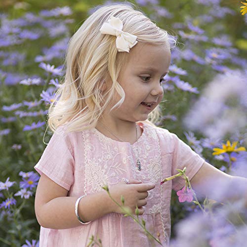 Precious Pieces Personalized Sterling Silver Baby Bangle Bracelet Gift for Child, Toddler, Kids, Teen, or Women Custom Jewelry with Engraved Name2