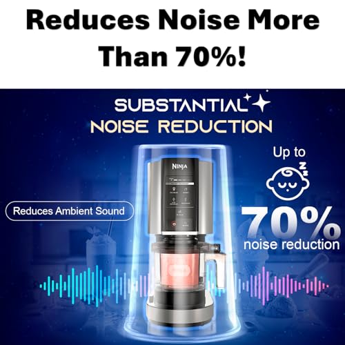 Cubierta Grande Reductora de Sonido para Licuadoras Ninja Creami miniatura 6