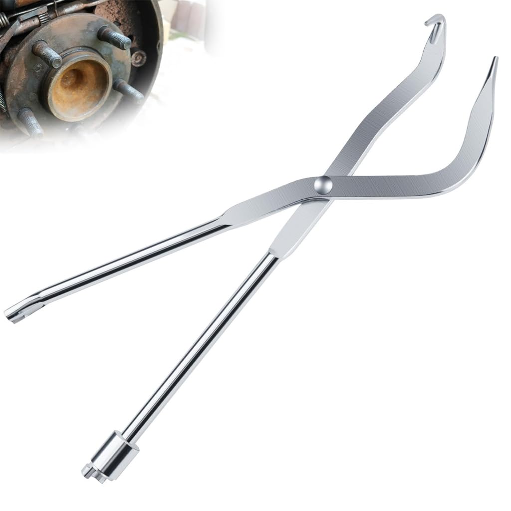 STHIRA® Brake Spring Pliers Drum Brake Adjusting Tool Double Ended Spring Removal and Installation Tool for Most Cars-image-0