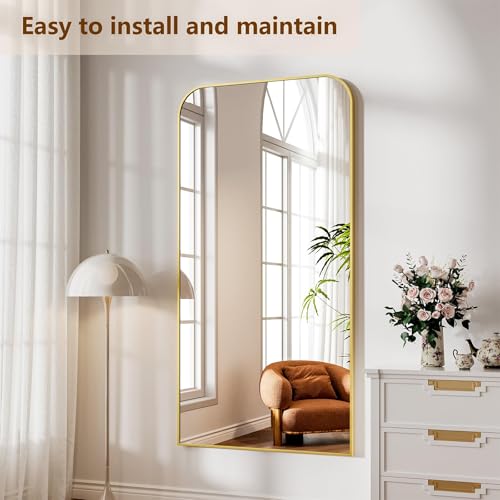 Image of Koonmi Full Length Mirror, 71 inchx28 inch Mirror Full Length with Stand