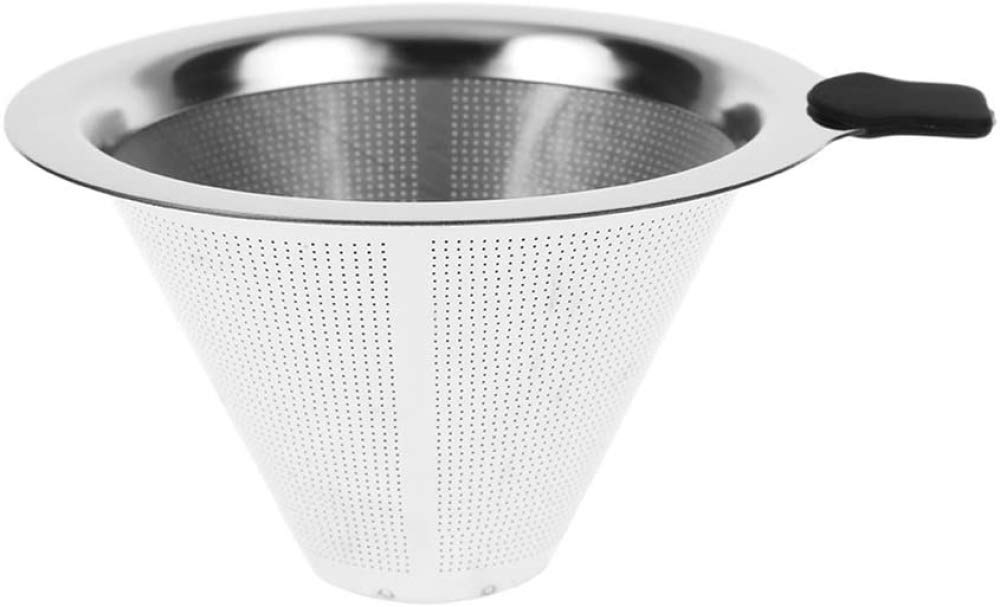 Pour Over Coffee Maker - Cafetera Clásica De Goteo Manual para Filtro De Papel - Taza De Café De Vidrio De Borosilicato De 400 Ml
