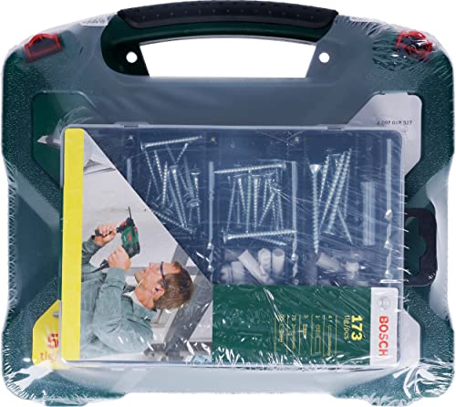 Bosch Accessories Zubehörset X-Line 50Ti Plus 173-teiliges Fixier-Set (für Metall, Stein, Holz, Zubehör Bohrmaschine)