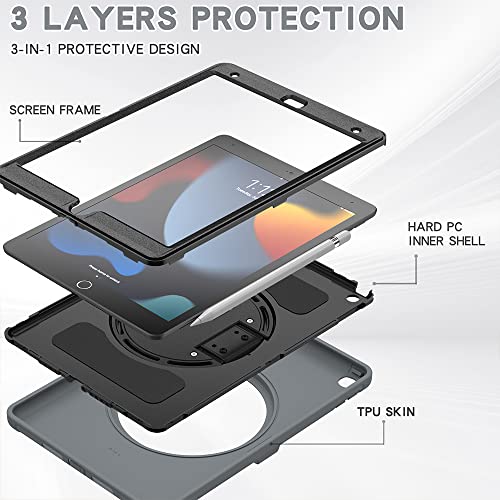 Case for iPad 10.2 Inch 9/8/7 Gen (2019/2020/2021) with Pen Slot - Image 3