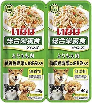 いなば 総合栄養食 ツインズ 40g×2パック×10箱 Amazon.co.jp: いなば 総合栄養食 ツインズ とりささみ とりもも肉